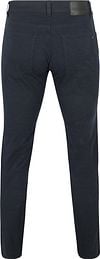 Pierre Cardin Pantalon Five Pocket Tapered Marine Product / Achterkant