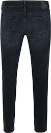 Cast Iron Riser Slim Jeans Vintage Washed Denim Schwarz Product / Achterkant