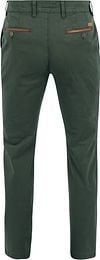 Gardeur Chino Benny 3 Vert Foncé Product / Achterkant