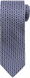 Suitable Krawatte Seide Druck Dunkelblau FC22-12 Navy kaufen | Suitable