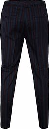Scotch and Soda Mott Chino Stripe Navy Product / Achterkant