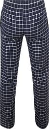 Steppin' Out Loungebroek Ruit Donkerblauw Product / Achterkant