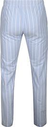 Steppin' Out Loungepants Stripes Light Blue Product / Achterkant