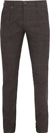 Suitable Chino Pico Pleat Checkered Brown PA-PDP-FL-24W-01/1-04-005-550 order online | Suitable