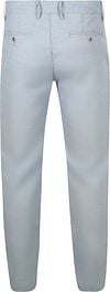 Alberto Lou Chinohose Mix Leinen Hellblau  Product / Achterkant