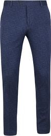 Suitable Pantalon Jersey Melange Donkerblauw FPT-11200-05 Indigo Mix kopen | Suitable