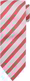 Stropdas Zijde Rood Grijs Streep 81-810011 Das kopen | Suitable