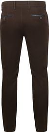 Gardeur Chino Benny 3 Marron Foncé Product / Achterkant