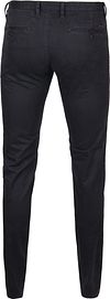 Suitable Chino Sartre Navy Product / Achterkant