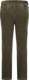 Steppin' Out Corduroy Chino Blair Vert Olive Product / Achterkant