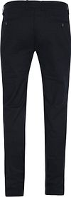 Suitable Chino Pico Impression Navy Bleu Product / Achterkant