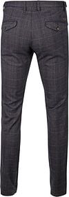 Suitable Chino Locke Ruit Bruin Product / Achterkant