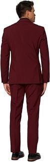 OppoSuits Kostuum Blazing Burgundy Model / Achterkant