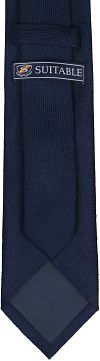 Suitable Silk Tie Navy Product / Achterkant
