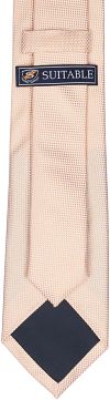 Suitable Seide Krawatte Alt Rosa Product / Achterkant