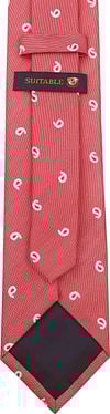 Suitable Tie Light Red F01-28 Product / Achterkant