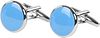 Manschettenknöpfe Rund Blau NR92 Suitable Manchetknoop NR92 kaufen | Suitable