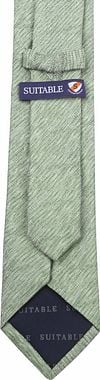 Stropdas Zijde Groen K81-21 Product / Achterkant