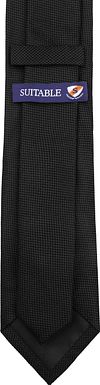 Suitable Silk Tie Black Product / Achterkant