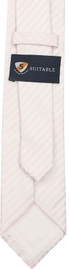 Suitable Silk Tie With Pochet Ivory Product / Achterkant