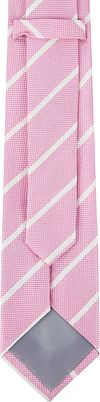 Suitable Krawatte Streifen Pink Product / Achterkant