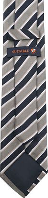 Silk Tie Stripes F82-10 Product / Achterkant