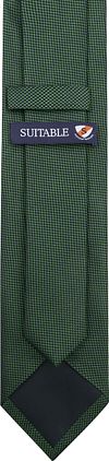 Suitable Silk Tie Green Product / Achterkant