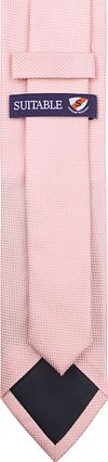 Suitable Silk Tie Pink Product / Achterkant
