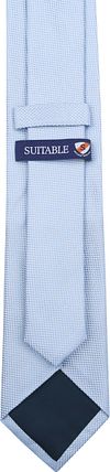 Suitable Silk Tie Light Blue Product / Achterkant