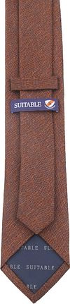 Suitable Seide Krawatte Braun Product / Achterkant