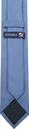 Krawatte Seide Blau K81-9 Product / Achterkant