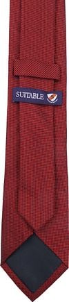 Suitable Seide Krawatte Rot Product / Achterkant