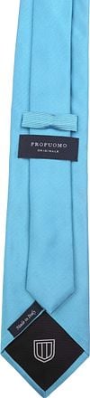 Profuomo Tie Twill Aqua Product / Achterkant
