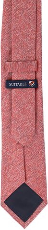 Cravate Soie Rouge K81-1 Product / Achterkant