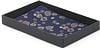 Suitable Silk Necktie Flowes Navy Product / Achterkant