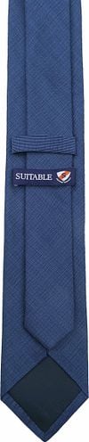 Silk Tie Dark Blue K82-1 Product / Achterkant
