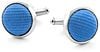 Boutons de Manchette Soie Bleu Moyen F05 91007M05A