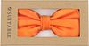 Suitable Satin Bow Tie Orange Verpakking