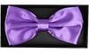 Suitable Satin Bow Tie Purple Verpakking