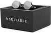 Cufflinks Circle Silver Verpakking