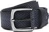 Suitable Belt Structure Leather Navy  order online | 1100465.040 | Suitable Lithuania