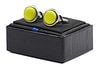 Silk Cufflinks Lime Green F04 Product / Detail