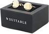 Boutons de Manchette Or Ovale Verpakking