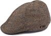 No Excess Flat Cap Melange Brown Product