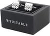 Cufflinks Square Checkered Silver Product / Detail
