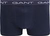 Gant Boxershorts Trunk 3-Pack Donkerblauw Product