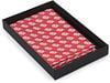Suitable Silk Necktie Red Print Verpakking