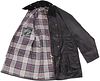 Barbour Beaufort Wachsjacke Schwarz Model / Detail