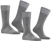 Falke Happy Socken 2 Paar Grau Melange Product