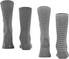 Burlington Everyday 2-Pack Strepen Grijs Product / Achterkant